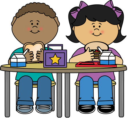Children eating lunch 