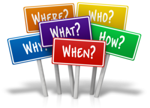 wh question signs