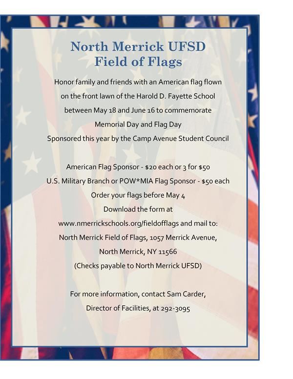 Field of Flags 2023 Flyer